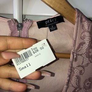 Privately privileged Dresses - Body-con Flirty Flower blush Dress Privately privileged Dresses - Body-con Flirty Flower blush Dress